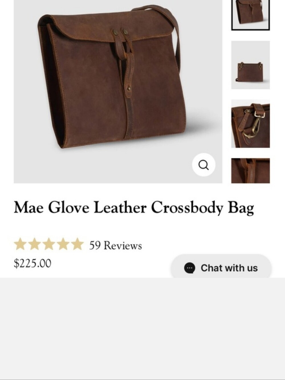 Baseballism |Women's Brown Glove Leather Crossbody Bag